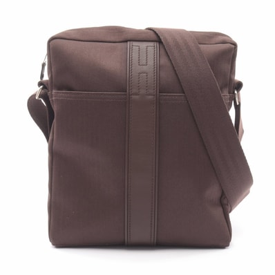 エルメス HERMES アカプルコ ポシェットバンドリエールMM ショルダーバッグ バッグ レザー トワルシェブロン トワルシェブロン メンズ レディース ブラウン系 【中古】