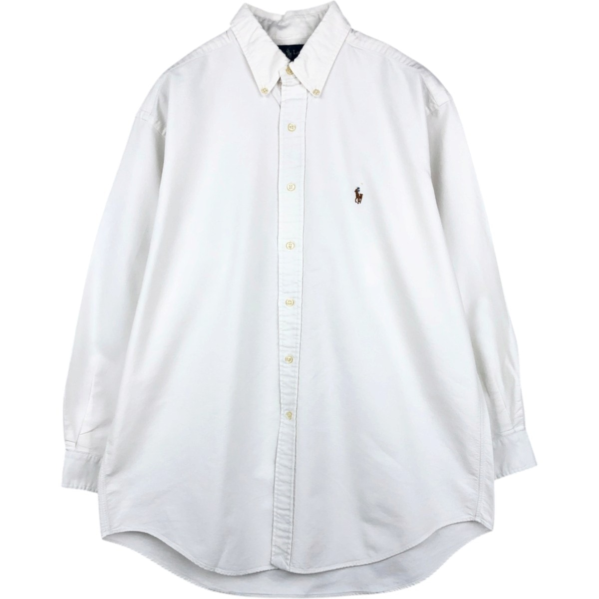 古着 ラルフローレン Ralph Lauren YARMOUTH 長袖 ボタンダウンシャツ メンズL相当/eaa676946
