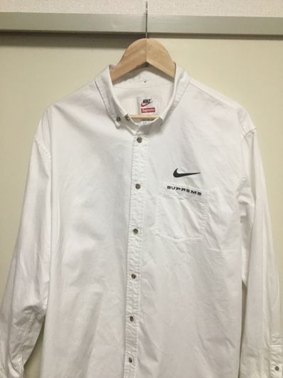 Supreme / Nike® Cotton Twill Shirt "White"