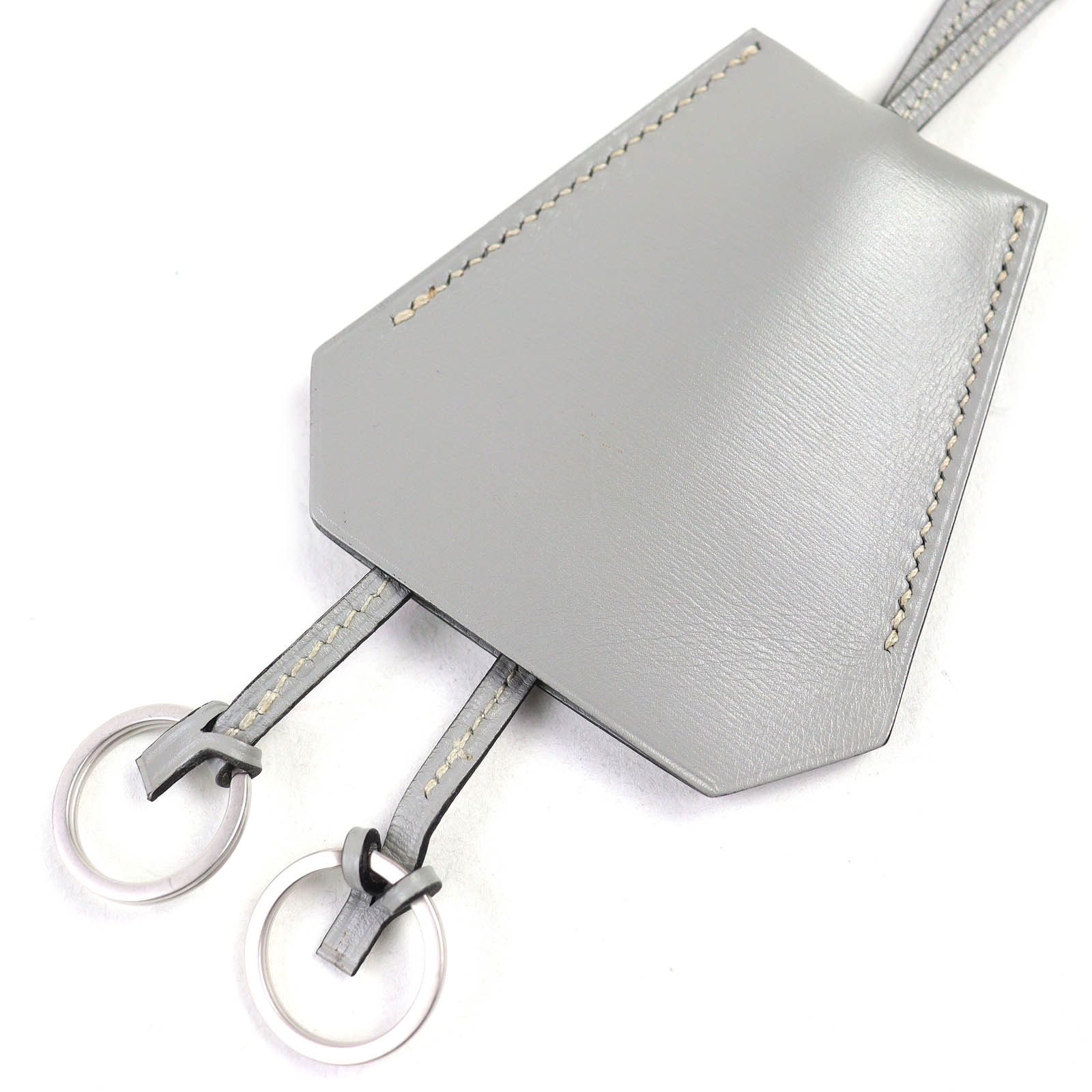 極美品 エルメス マルジェラ期 クロシェット レザー ネックレス ペンダント