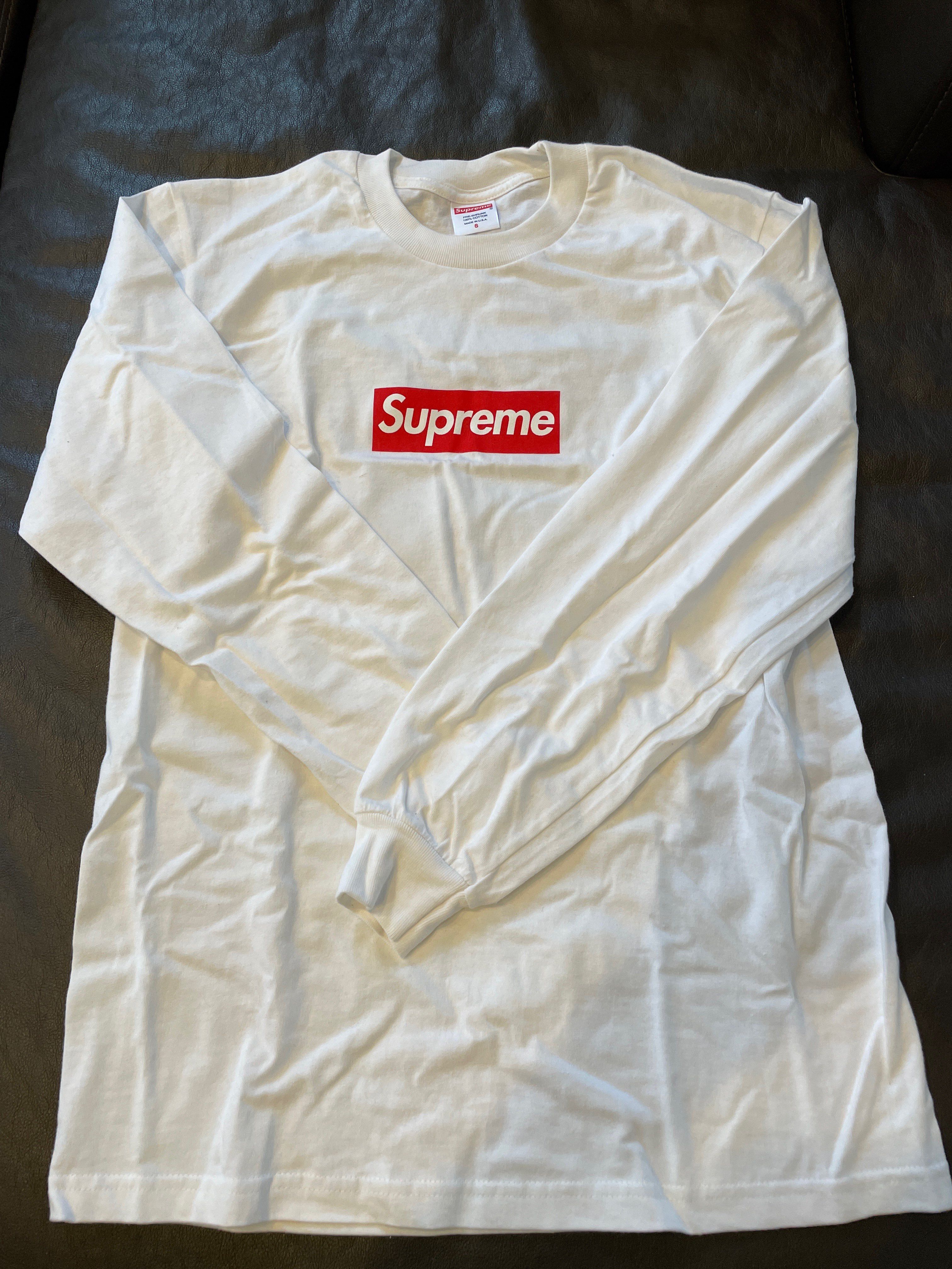Supreme Box Logo L/S Tee "White"