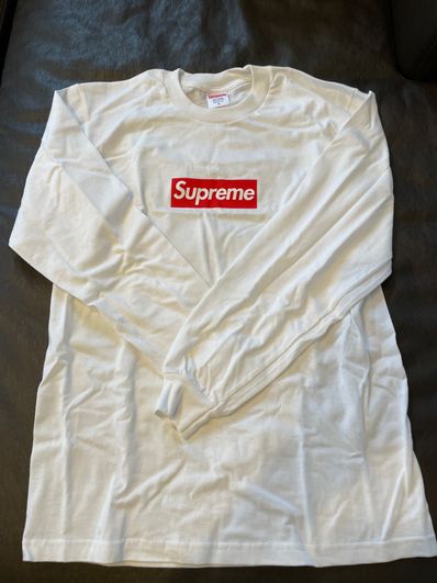 Supreme Box Logo L/S Tee "White"
