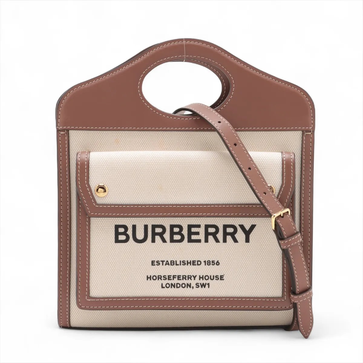 ■極美品 バーバリー ミニ ポケットバッグショルダーバッグ