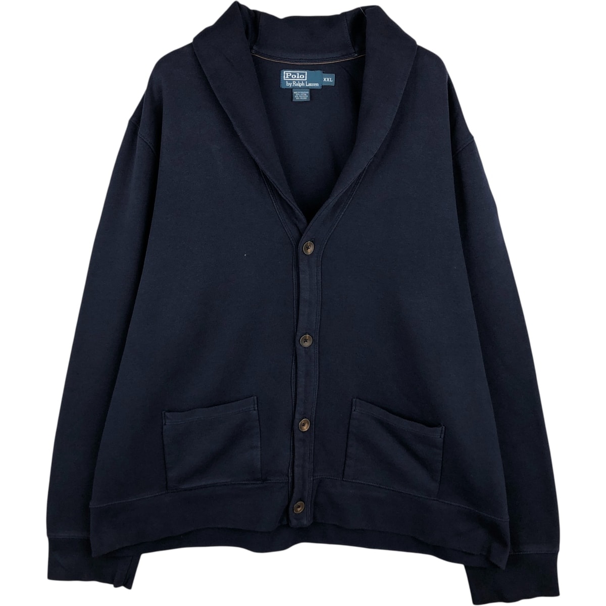 古着 ラルフローレン Ralph Lauren POLO by Ralph Lauren ショールカラー スウェットシャツ トレーナー メンズXXL相当/eaa616479