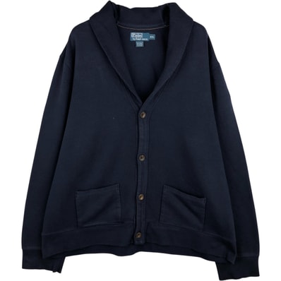 古着 ラルフローレン Ralph Lauren POLO by Ralph Lauren ショールカラー スウェットシャツ トレーナー メンズXXL相当/eaa616479