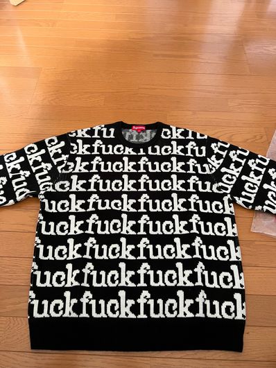 Supreme Fuck Sweater "Black"