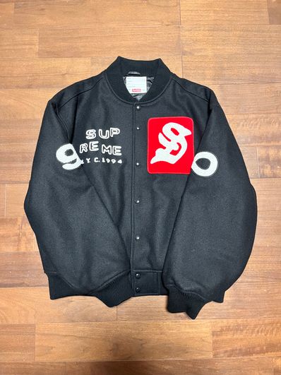 Supreme Tourist Varsity Jacket "Black"