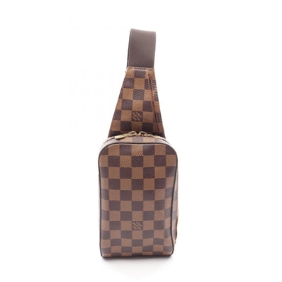 ルイ・ヴィトン LOUIS VUITTON ジェロニモス ダミエエベヌ ウエストバッグ ボディバッグ バッグ PVCコーティングキャンバス メンズ レディース ブラウン系 N51994 【中古】