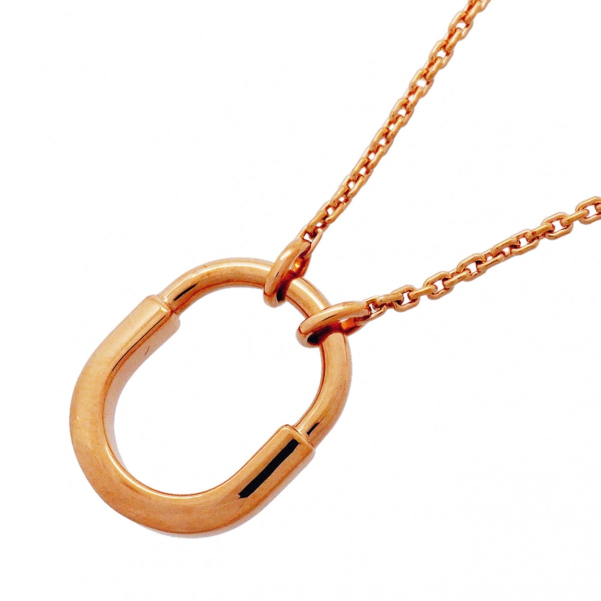 ★最終価格★SALE【6jgb0240】ティファニー ネックレス ロック スモール K18PG ピンクゴールド【中古】レディース