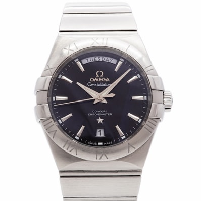 ★最終価格★SALE【6wia0027】オメガ コンステレーション コーアクシャル デイデイト 123.10.38.22.01.001 黒文字盤【中古】腕時計 メンズ