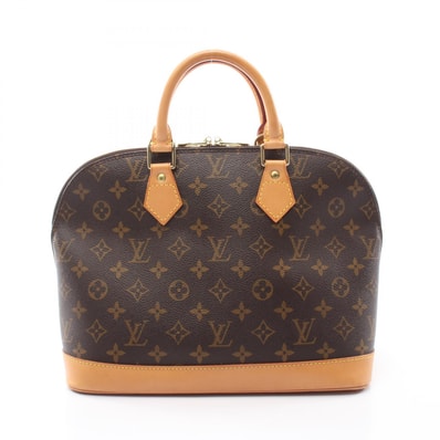 ルイ・ヴィトン LOUIS VUITTON アルマPM ハンドバッグ バッグ PVCコーティングキャンバス レザー モノグラム レディース ブラウン系 M51130 【中古】