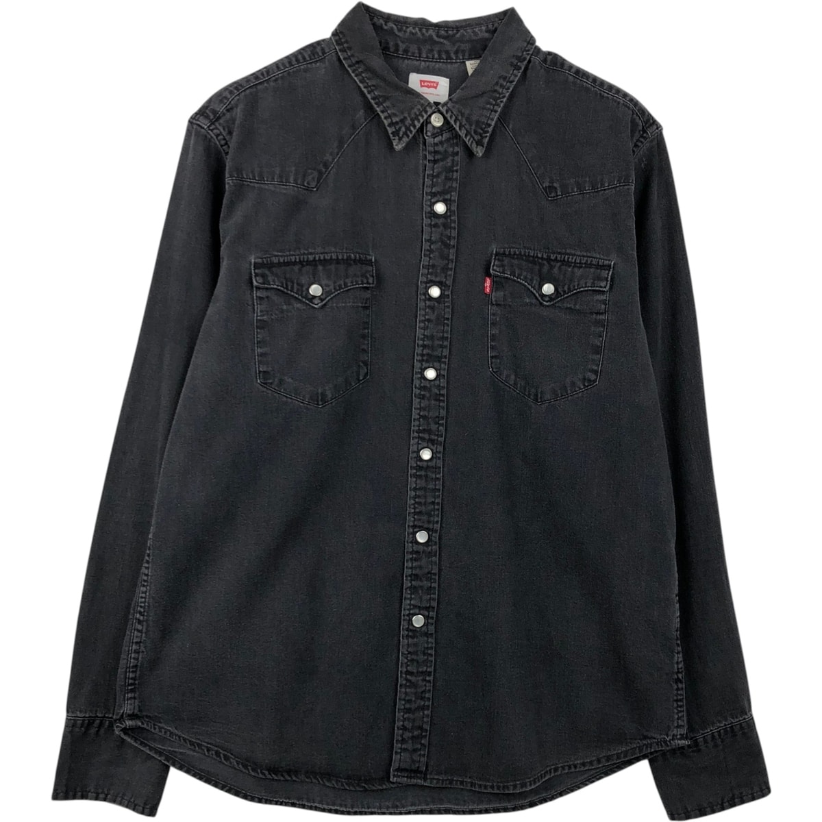 古着 リーバイス Levi's 長袖 デニムウエスタンシャツ メンズL相当/eaa651988