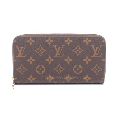 ルイ・ヴィトン LOUIS VUITTON ジッピーウォレット ラウンド長財布 財布 レザー PVC モノグラム ローズバレリーヌ レディース ブラウン系 / ピンク系 M41894 【中古】