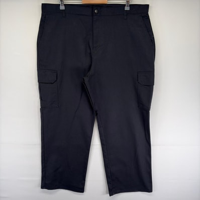 古着 ディッキーズ Dickies パンツ ワーク カーゴ ワンポイント 大きいサイズ ジッパーフライ w40 L30 ブラック系 メンズ
