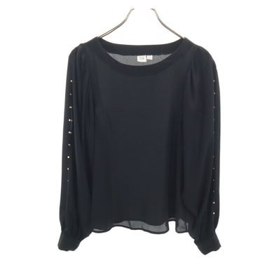 GAP ギャップ 長袖 カットソー S ブラック