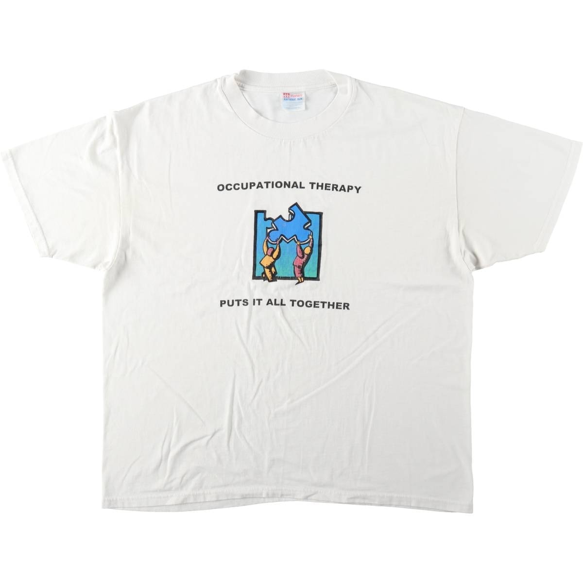 古着 90年代 ヘインズ Hanes HEAVYWEIGHT 50/50 プリントTシャツ メンズXL相当 ヴィンテージ/eaa644480
