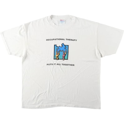 古着 90年代 ヘインズ Hanes HEAVYWEIGHT 50/50 プリントTシャツ メンズXL相当 ヴィンテージ/eaa644480