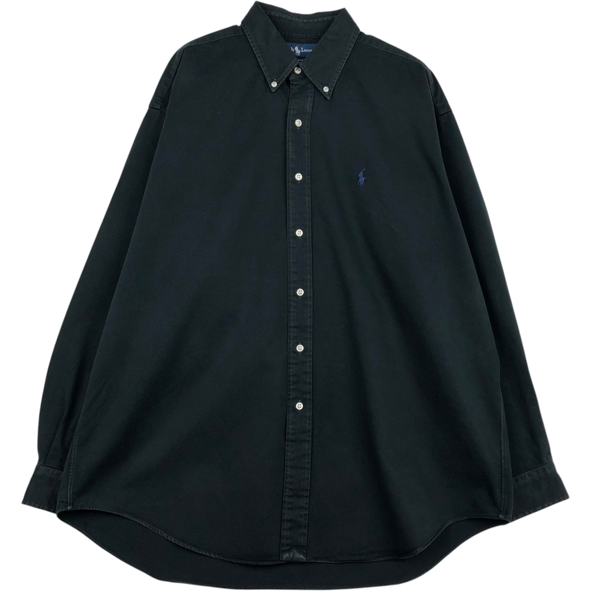古着 ラルフローレン Ralph Lauren BLAKE 長袖 ボタンダウンシャツ メンズXL相当/eaa635605