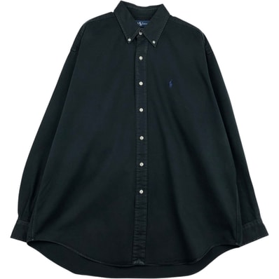 古着 ラルフローレン Ralph Lauren BLAKE 長袖 ボタンダウンシャツ メンズXL相当/eaa635605