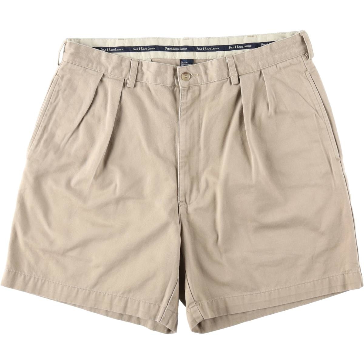 古着 ラルフローレン Ralph Lauren Polo Ralph Lauren ANDREW SHORT ツータック チノショーツ ショートパンツ メンズw36相当/eaa653428