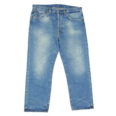 ACNE STUDIOS アクネストゥディオズ B00149 Vintage Blue ダメージ加工 リラックスフィット デニム パンツ ジーンズ インディゴブルー系 32【美品】【中古】