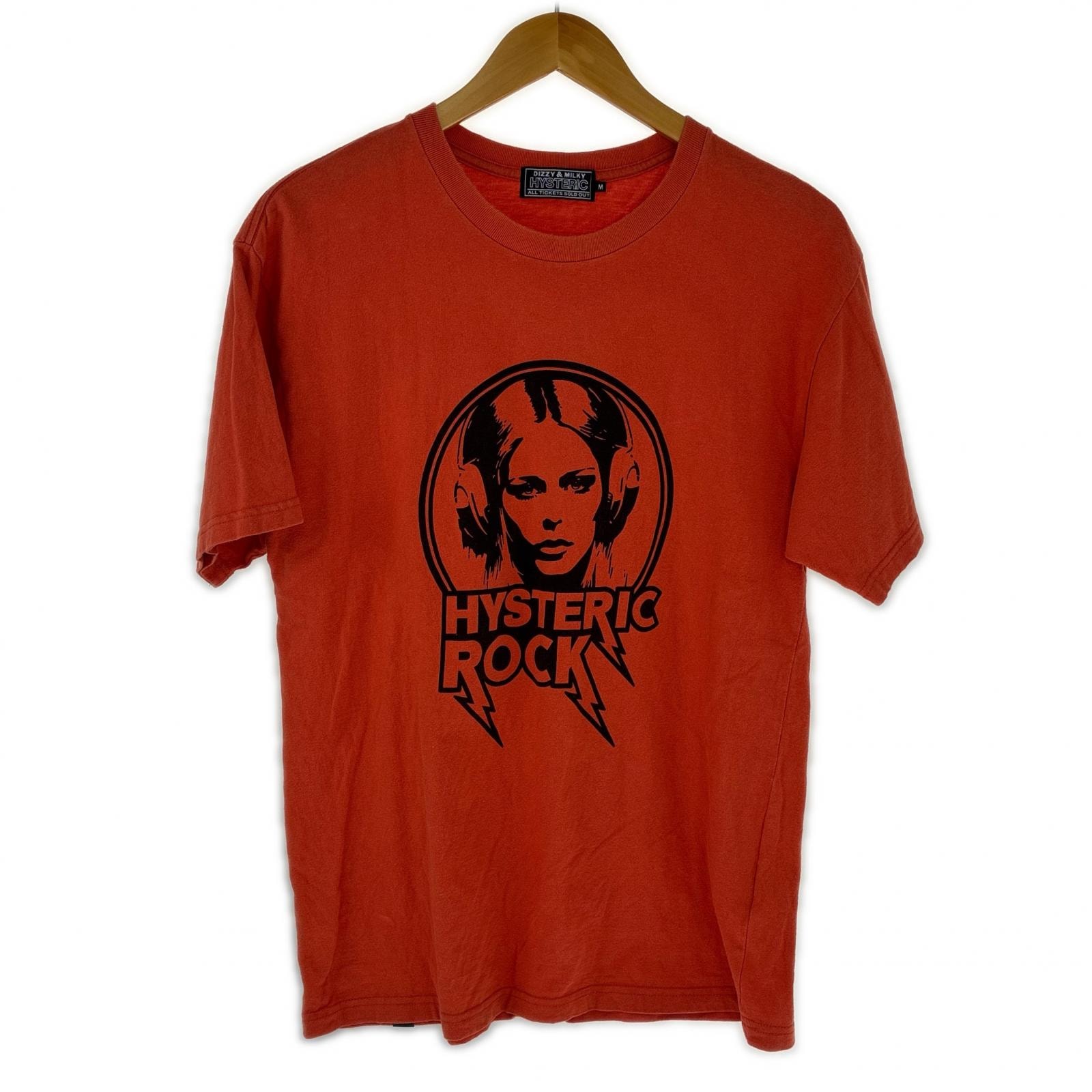 Hysteric Glamour ヒステリックグラマー Tシャツ SIZE M 古着 02241CT10 オレンジ