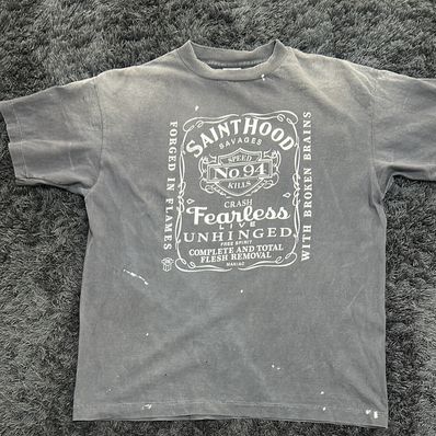 SAINT Mxxxxxx x NEIGHBORHOOD SS Tee STHD.FEARLESS "Black" 25119SMN-CSM03S / SM-HR8-0000-C70