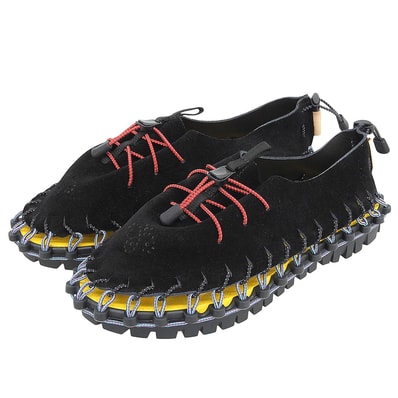 エンダースキーマ 新品同様 カウレザー hammock Vibram社製 コンポーネントソール シューズ ブラックマルチ 6 yv-s-hmk 6(42)