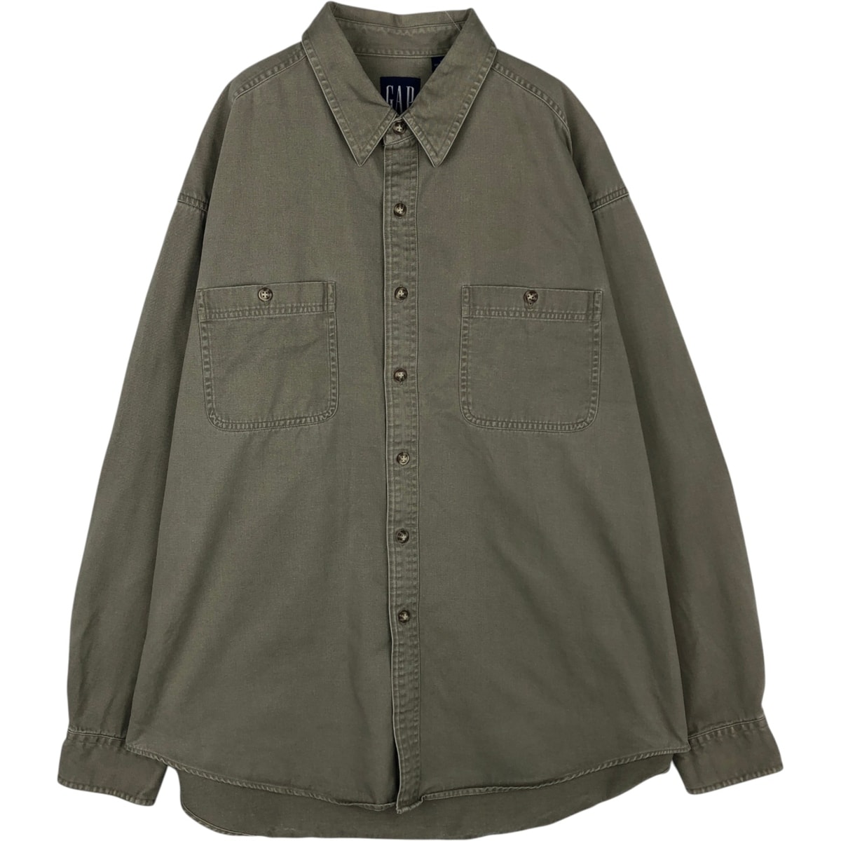 古着 90年代 ギャップ GAP オールドギャップ 長袖 コットンシャツ メンズXL相当 ヴィンテージ/eaa628793