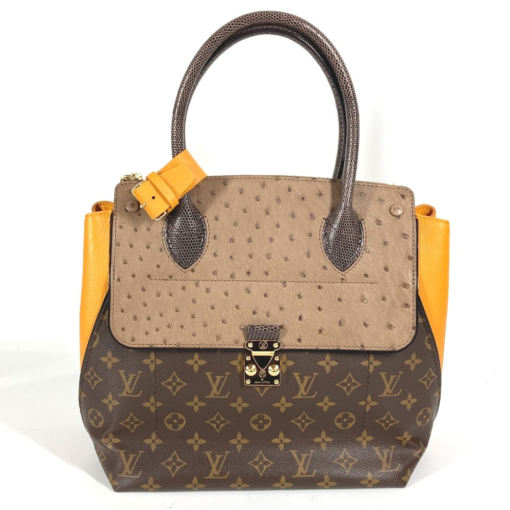 ルイヴィトン LOUIS VUITTON トートPM N91285 モノグラムエキゾチック カバン トートバッグ ハンドバッグ モノグラムキャンバス オークル イエロー