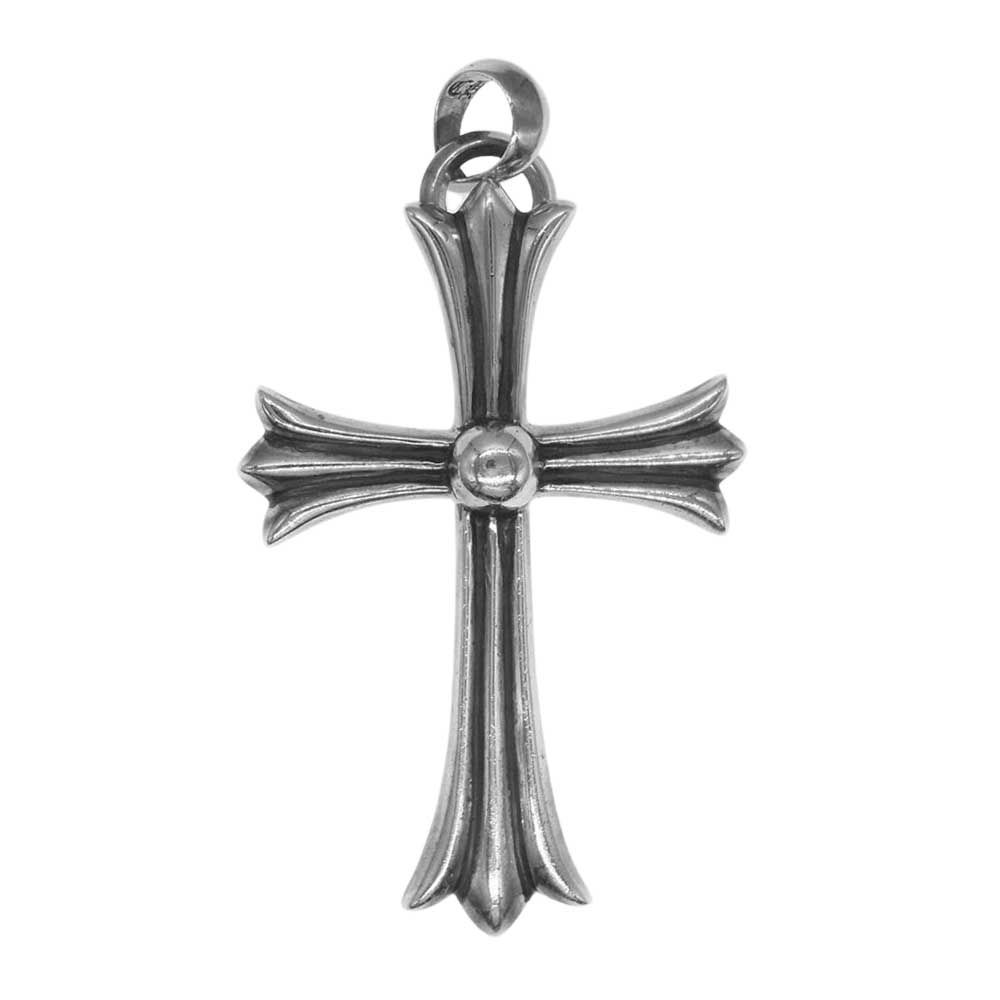 クロムハーツ(原本無) ペンダントトップ ラージ CHクロス プレーン【中古】