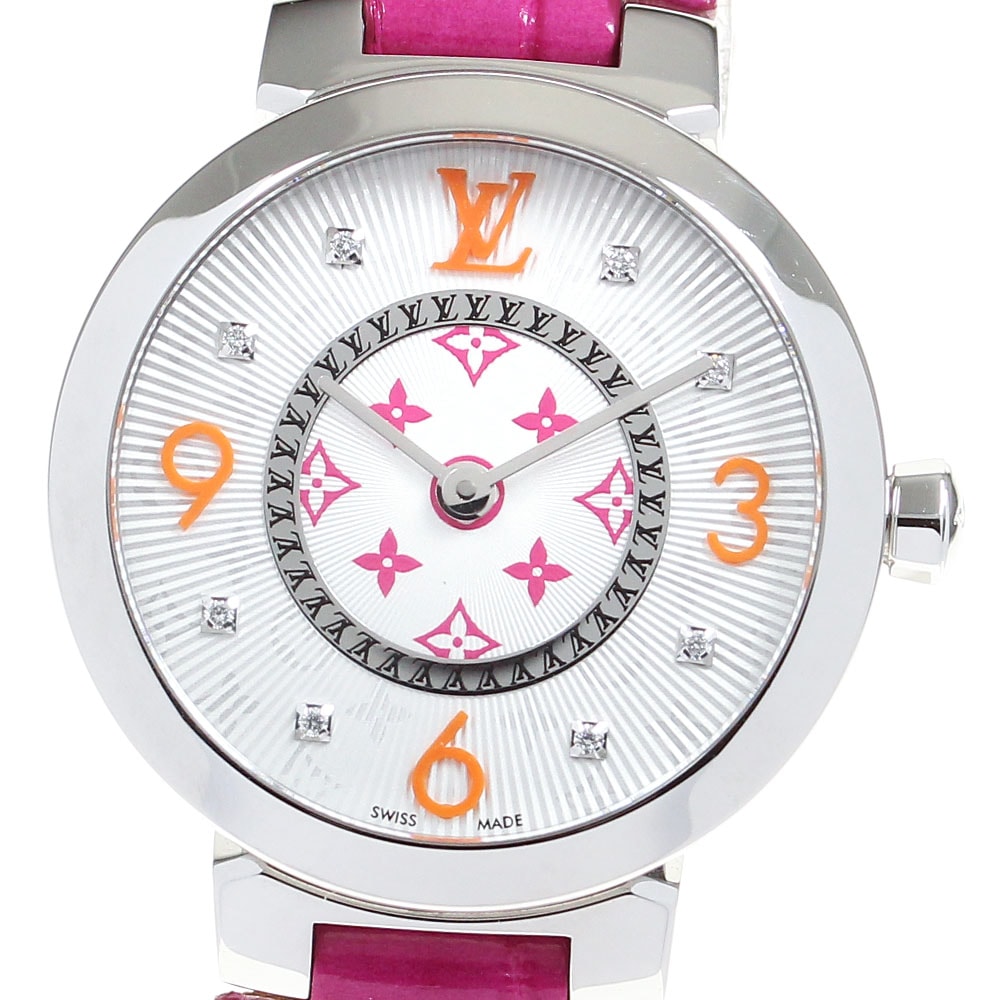 ☆良品 ルイ・ヴィトン タンブールスリムMM QA146 レディース 【中古】