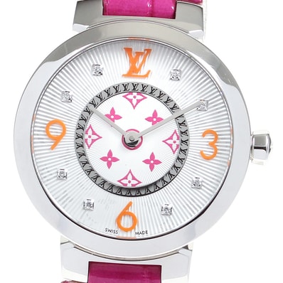 ☆良品 ルイ・ヴィトン タンブールスリムMM QA146 レディース 【中古】