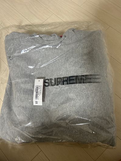 Supreme Motion Logo Hooded Sweatshirt "Heather Grey" (23SS)