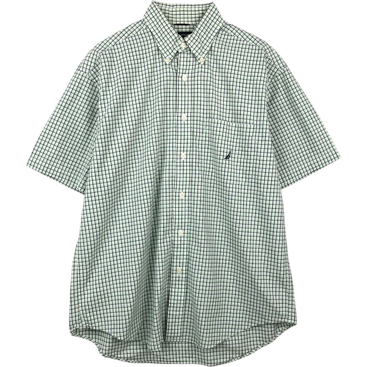 古着 ノーティカ NAUTICA 長袖 ボタンダウンチェックシャツ メンズL相当/eaa668704