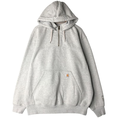 古着 カーハート Carhartt ORIGINAL FIT スウェットハーフジップパーカー メンズXL相当/eaa630077
