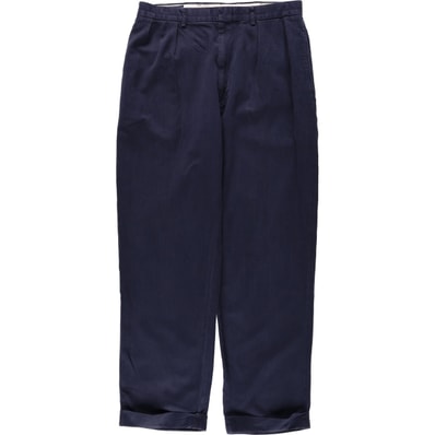 古着 ラルフローレン Ralph Lauren POLO by Ralph Lauren ツータック ヘリンボーン スラックスパンツ メンズw33相当/eaa680027