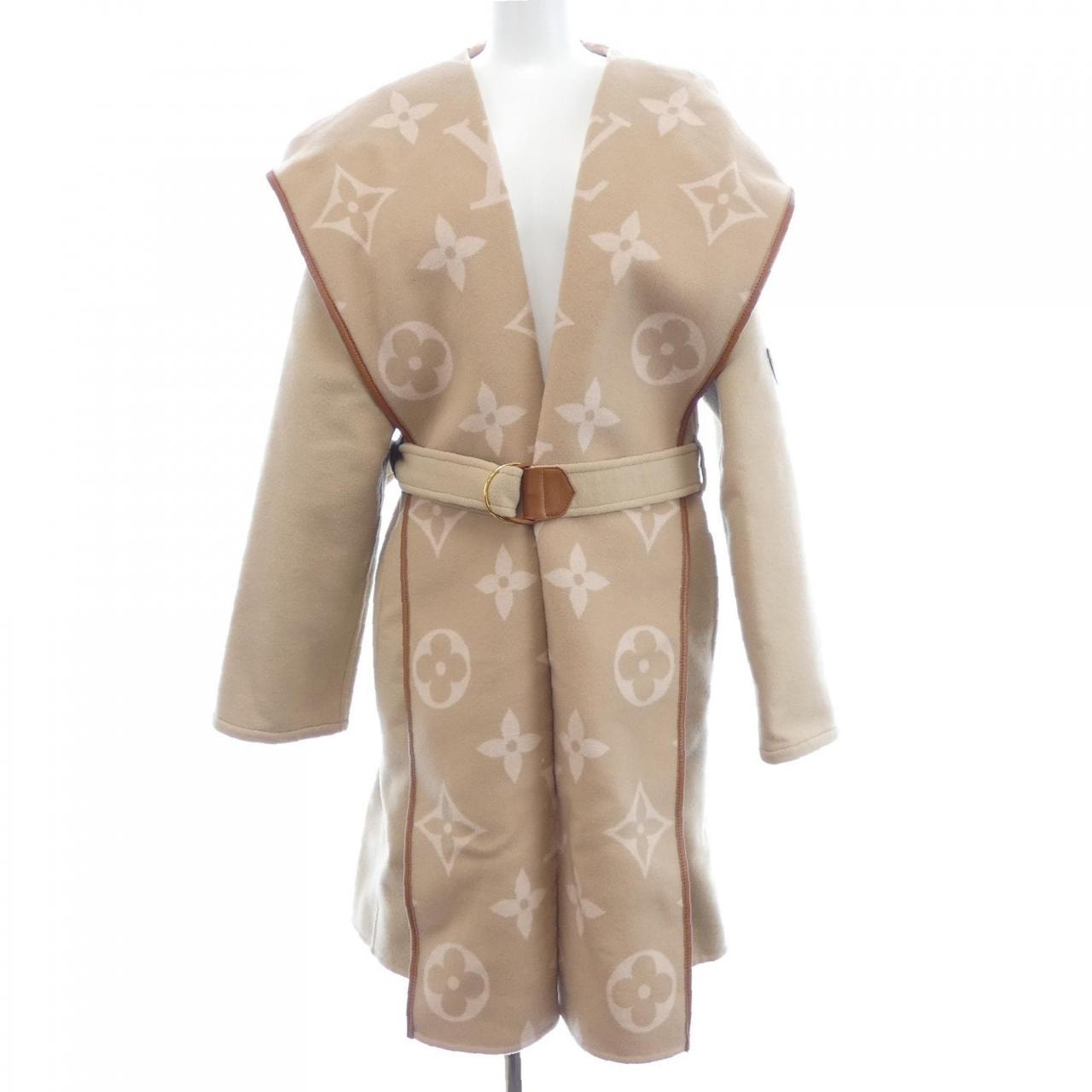ルイヴィトン LOUIS VUITTON ベルテッドダブルフェイスフーデッドラップコート FMCO05NUV コート