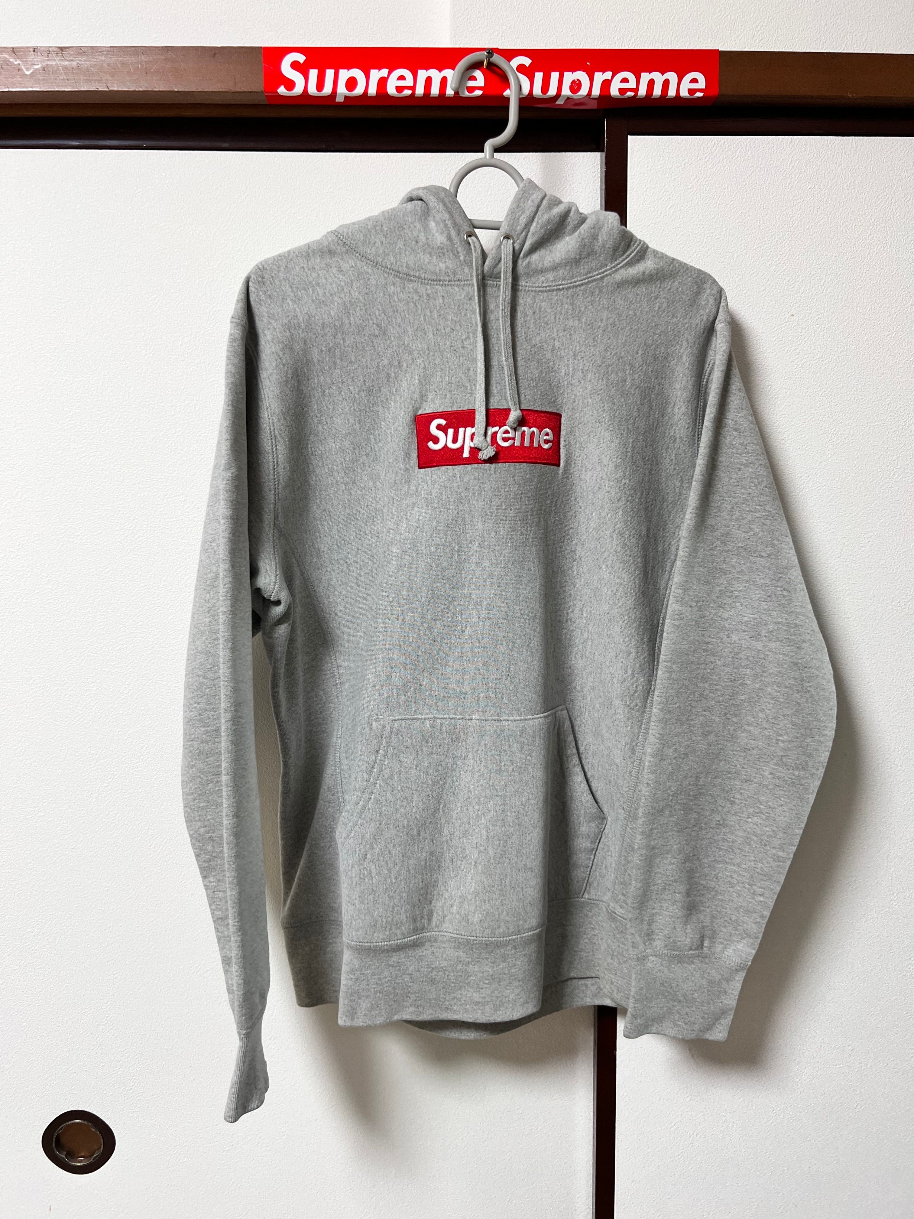 Supreme Box Logo Hooded Sweatshirt "Heather Grey" (16FW)