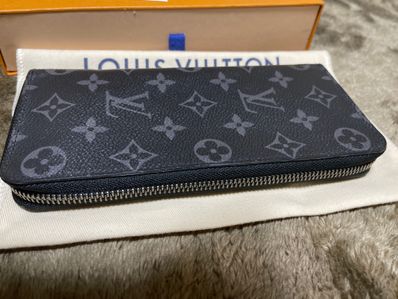Louis Vuitton Zippy Wallet Vertical Monogram Eclipse