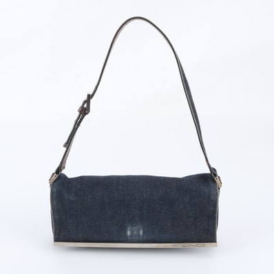 ■美品 フェンディ デニム 26640 ショルダーバッグ
