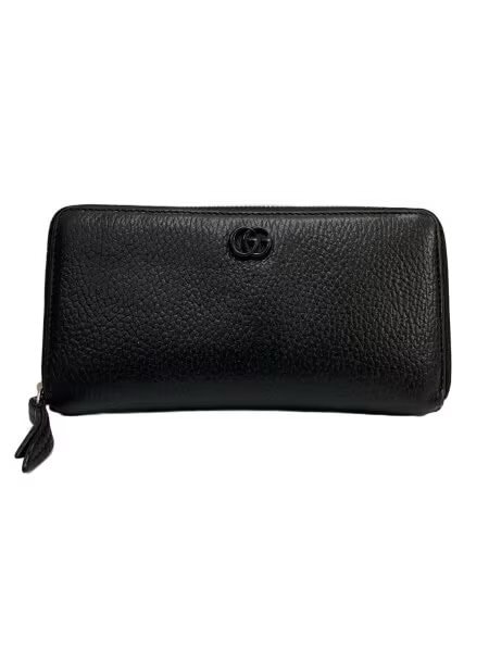 GUCCI GG Marmont Zip Around Wallet "Black"