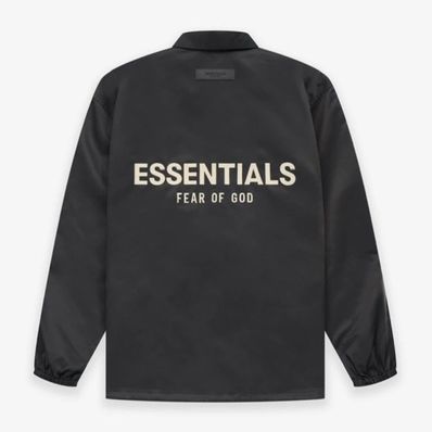 FEAR OF GOD ESSENTIALS COACH JACKET "Iron"