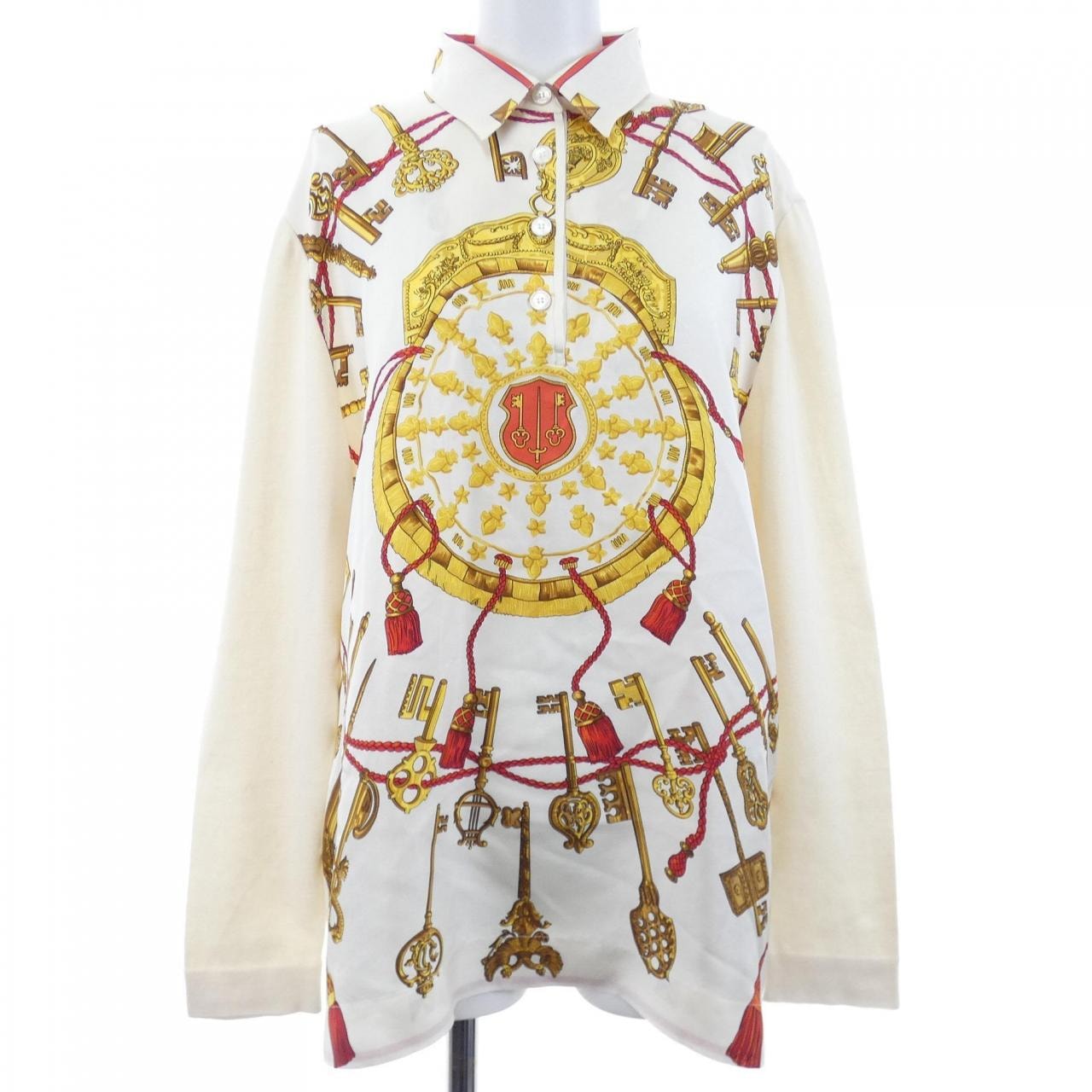 【ヴィンテージ】エルメス HERMES LES CLES ツイルレーヌ. トップス