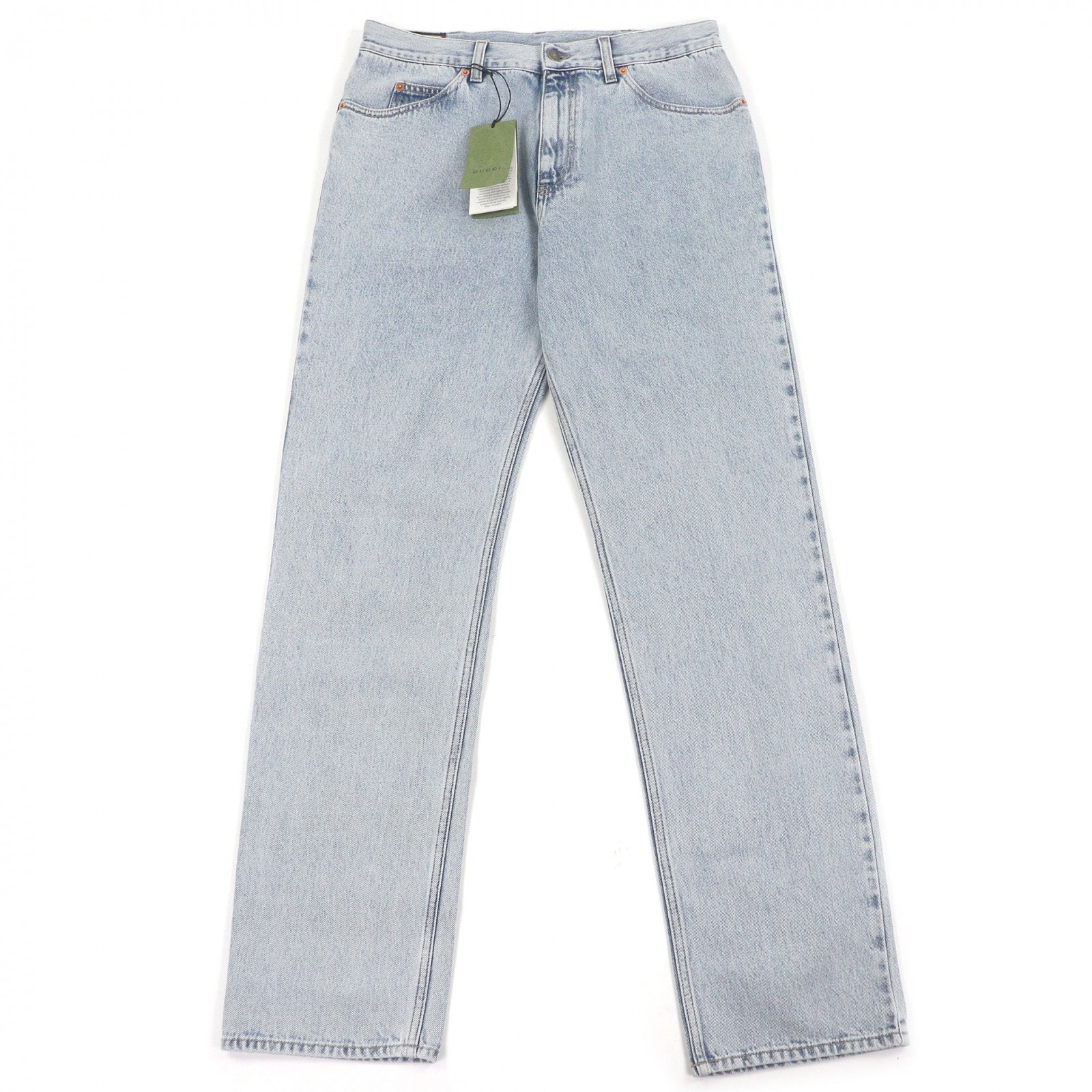 極美品 グッチ デニムパンツ ライトブルー メンズ 35 623953