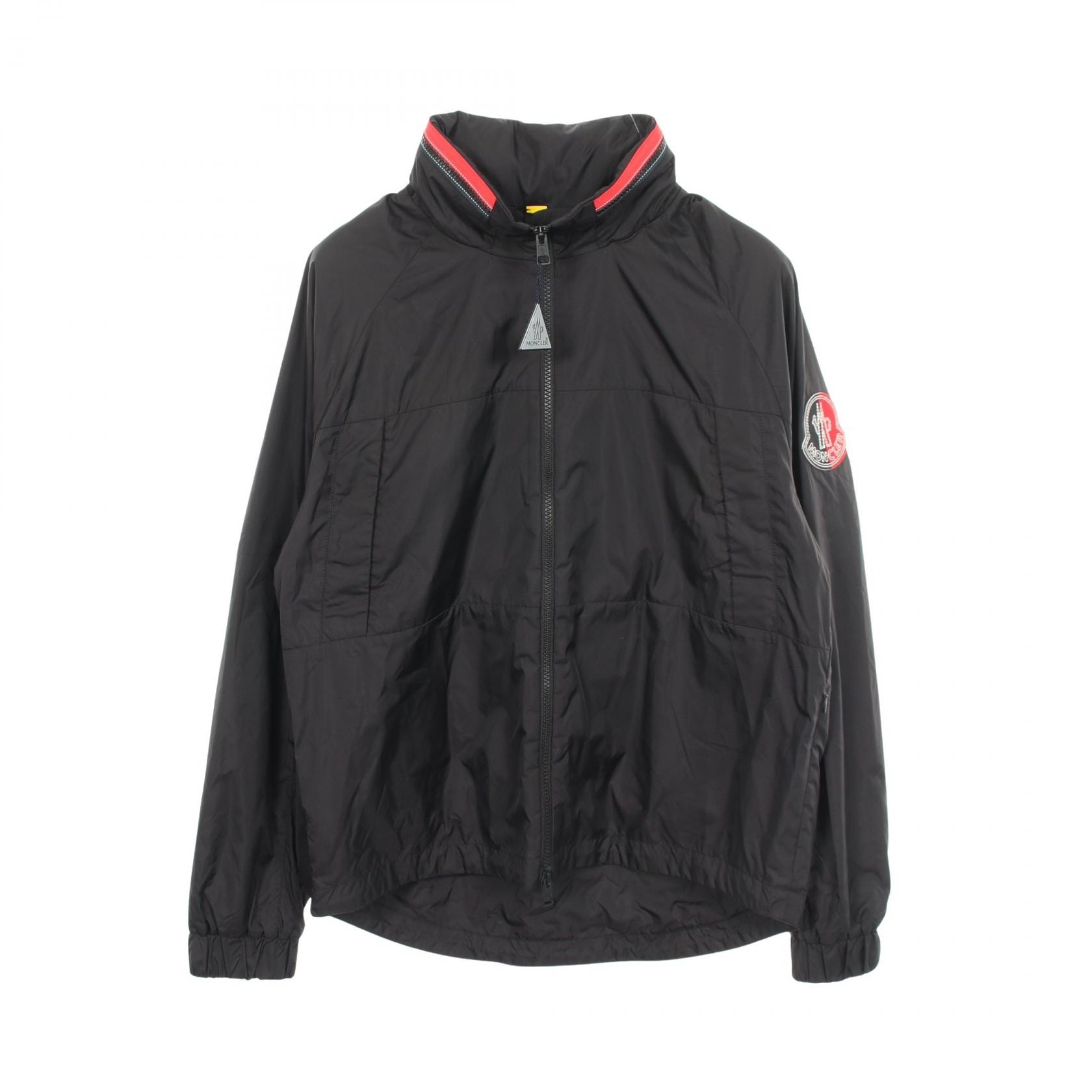 モンクレール MONCLER GENIUS 2 MONCLER 1952 SHEPPEY フード付き ナイロンジャケット 衣料品 アウター ナイロン メンズ ブラック系 【中古】