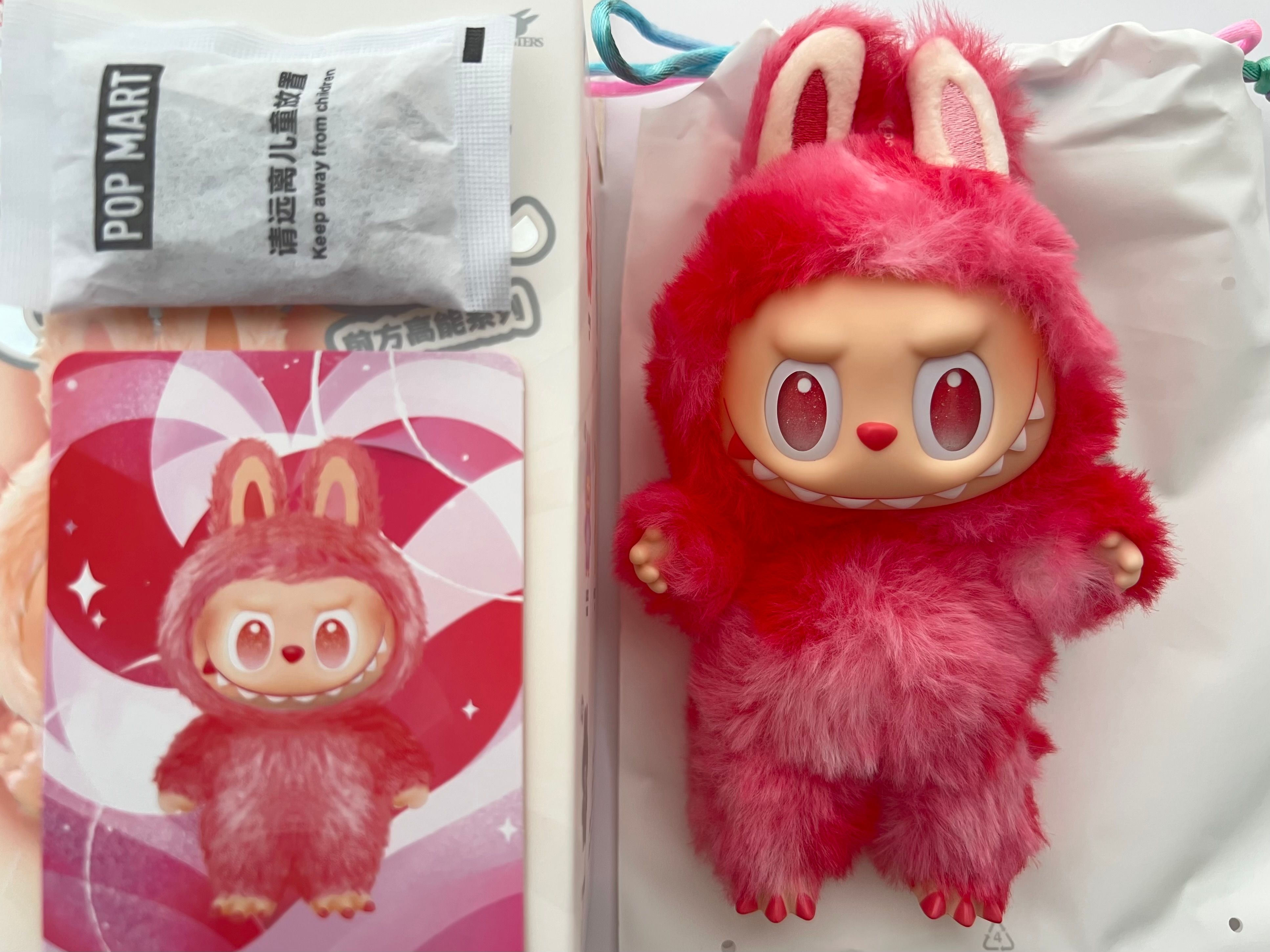 POP MART THE MONSTERS (LABUBU) Big into Energy Series Plush Pendant LOVE