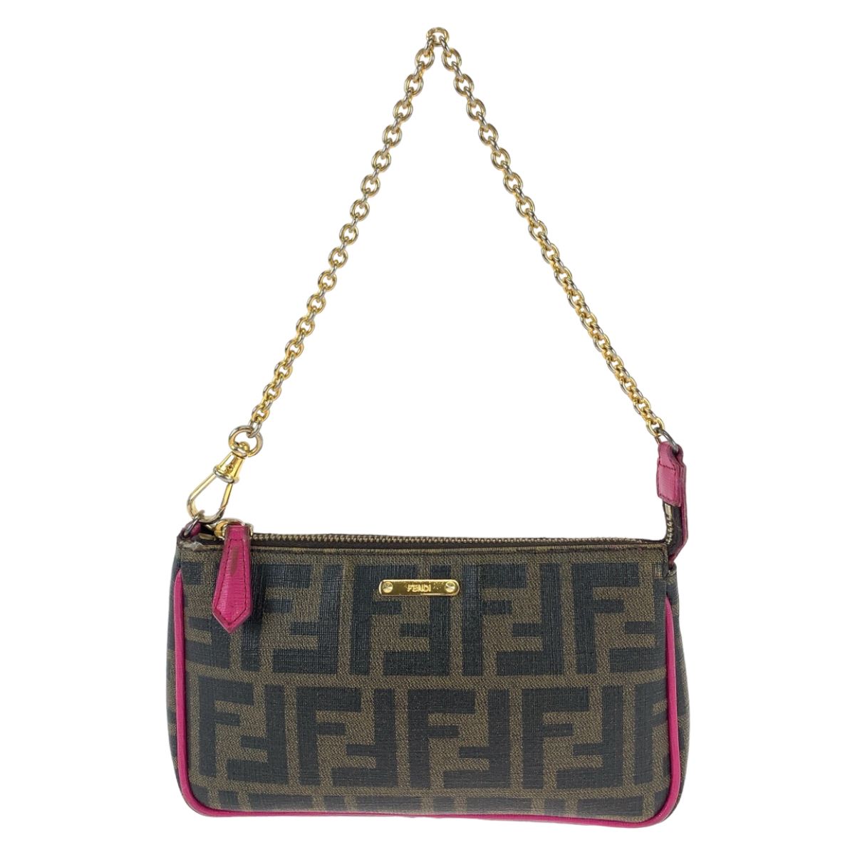 目立った傷や汚れなし】美品 FENDI フェンディ ズッカ柄