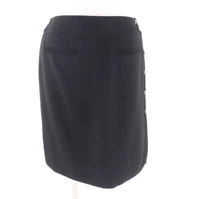 極美品 シャネル ラップスカート ブラック 40 96P P06492