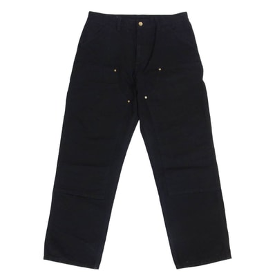 Carhartt カーハート パンツ 90075 ダブルニー ダック ペインター ワークパンツ ブラック系 32【中古】